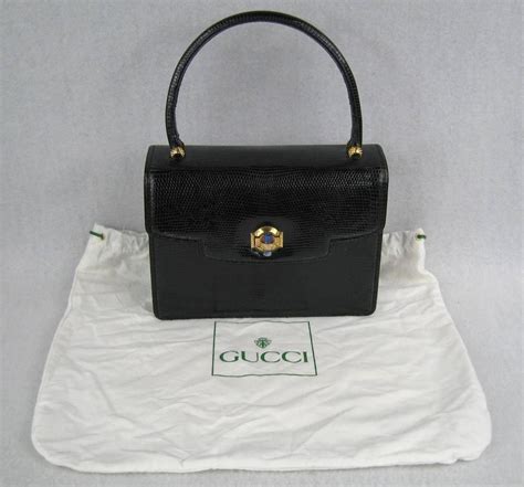 gucci bag black leather|vintage black gucci handbag.